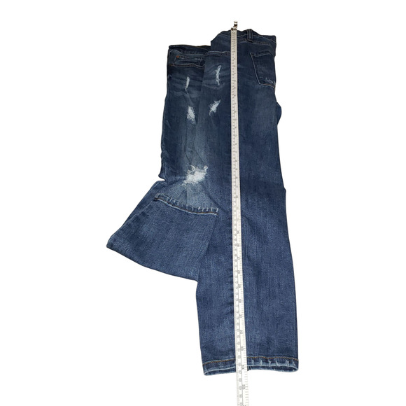 Celebrity Pink Distressed Skinny Jeans Size 11/30 – Grunge Boho Streetwear Denim - Picture 8 of 11